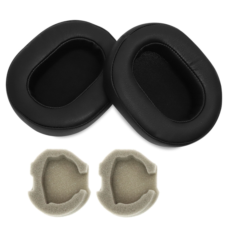 Carcasă din piele artificială pentru Sony WH-1000XM5 căști, model 1000XM5, material piele artificială, compatibil cu 1000XM5, montaj ușor și purtare confortabilă