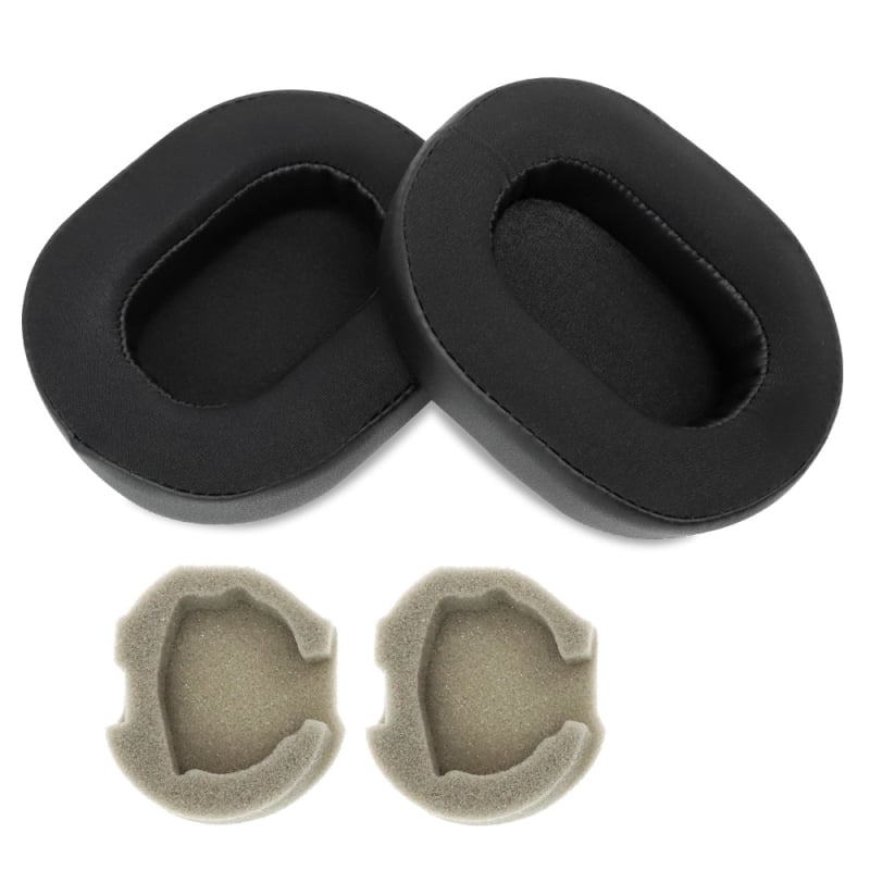 Carcasă din piele artificială pentru Sony WH-1000XM5 căști, model 1000XM5, material piele artificială, compatibil cu 1000XM5, montaj ușor și purtare confortabilă