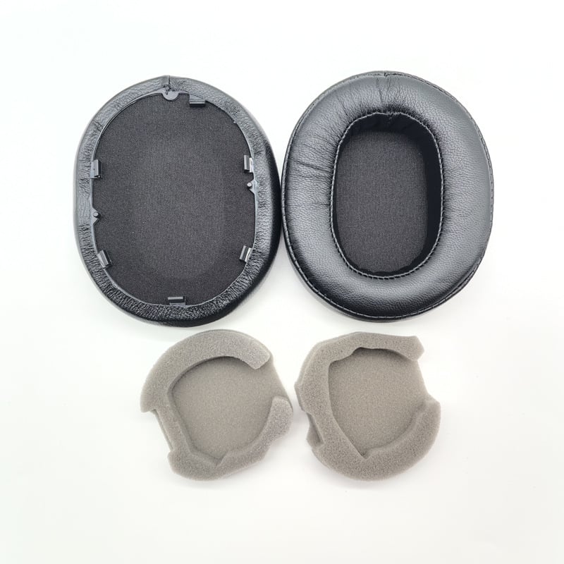 Carcasă din piele artificială pentru Sony WH-1000XM5 căști, model 1000XM5, material piele artificială, compatibil cu 1000XM5, montaj ușor și purtare confortabilă