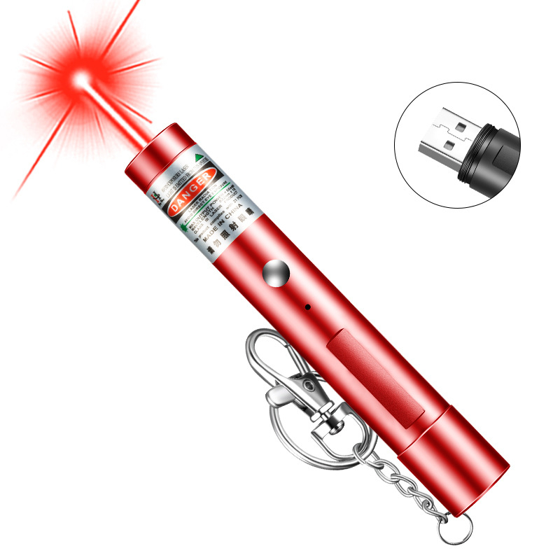 Lézer mutató toll 100 m hatótávolsággal, 532 nm hullámhosszal, beépített Li-ion akkumulátor, infravörös spot világítás