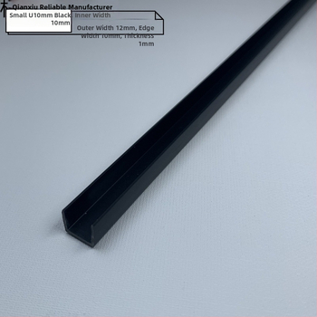 U-oblik PVC klizni kanal za stakleni okvir akvarija — Materijal: PVC, staklo; Težina: 1; Kategorija: Oprema za akvarij