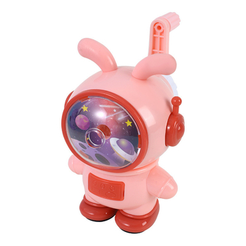 Elf 18127 — ascuțitoare de creioane manuală, ABS, formă rachetă-astronaut automobil