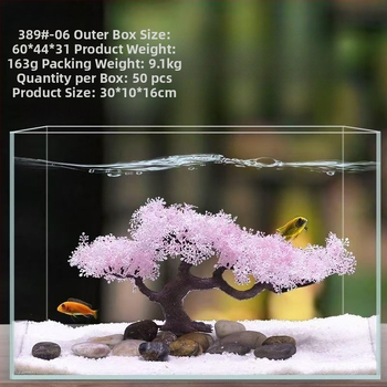 26 novih modela ukrasa za akvarij: umjetne vodene biljke, lončanice i bonsai ukrasi