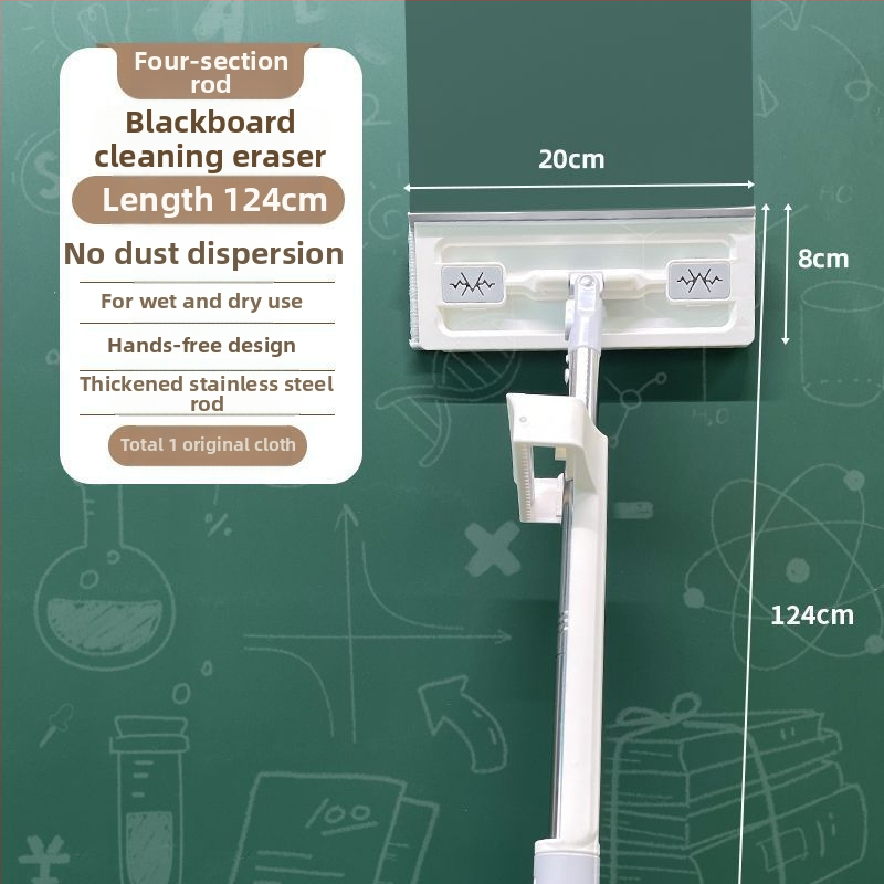 Textíliá na utieranie tabule – špeciálna handrička na utieranie krety, bez umývania rúk, bez prachu, mokré a suché použitie