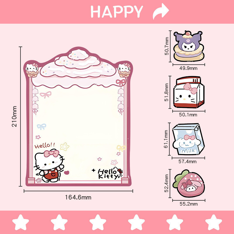 Brisiva magnetska ploča za bilješke na hladnjaku – EVA materijal, sladak stil, tjedni planer