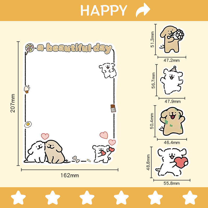 Brisiva magnetska ploča za bilješke na hladnjaku – EVA materijal, sladak stil, tjedni planer