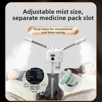 Taidong dvojkanálové zariadenie na tvár s horúcou a studenou parou, 3. rýchlosť, hmla do 10 s, bez zabudovanej batérie