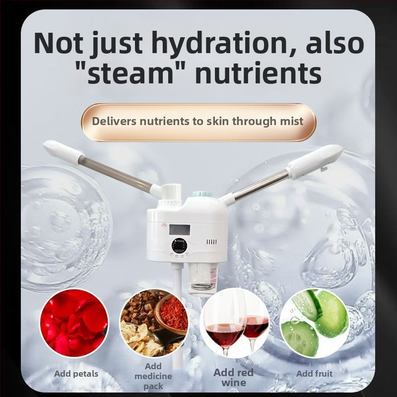 Taidong dvojkanálové zariadenie na tvár s horúcou a studenou parou, 3. rýchlosť, hmla do 10 s, bez zabudovanej batérie