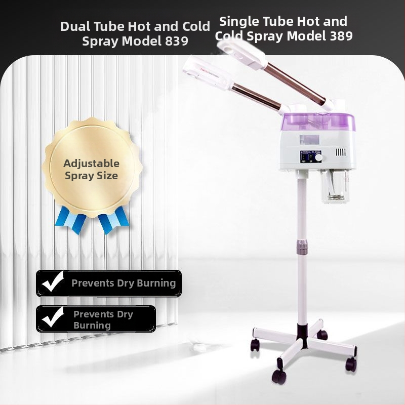 Taidong dvojkanálové zariadenie na tvár s horúcou a studenou parou, 3. rýchlosť, hmla do 10 s, bez zabudovanej batérie