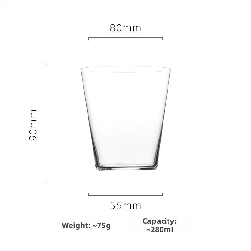 Ποτήρι ουίσκι Od jade, ιαπωνικού στυλ — κρυστάλλινο, χωρητικότητας 201–300 ml, βάρος 80 g