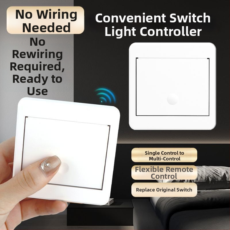 Comutator wireless cu telecomandă pentru iluminat de uz casnic (-10°C până la 55°C, certificare Detection, tip comutator: telecomandă)