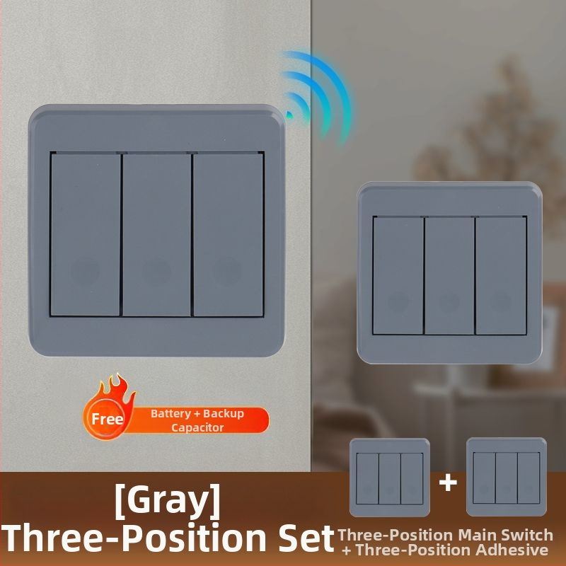 Comutator wireless cu telecomandă pentru iluminat de uz casnic (-10°C până la 55°C, certificare Detection, tip comutator: telecomandă)