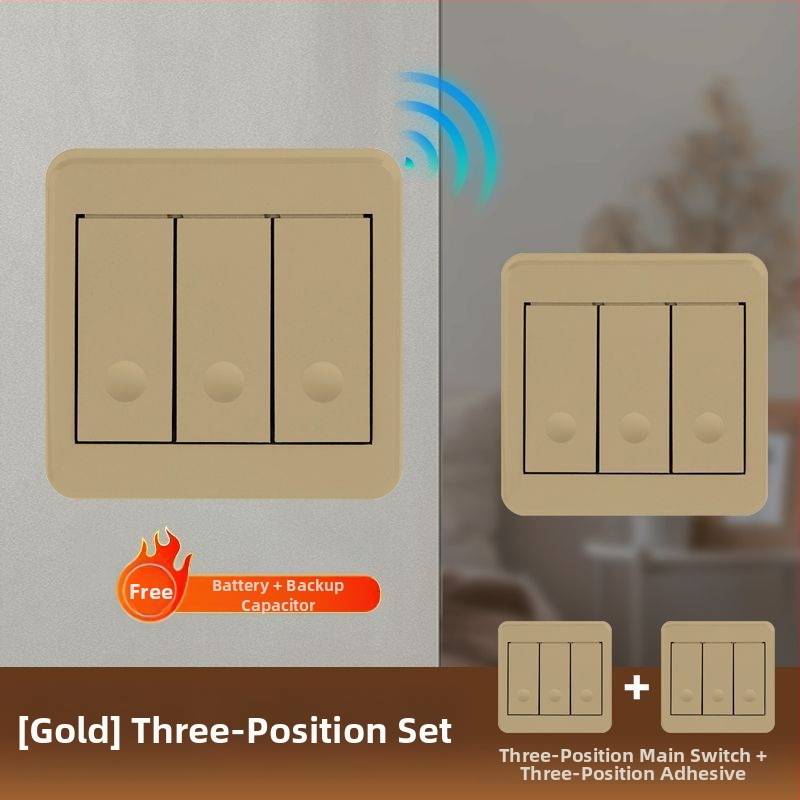 Comutator wireless cu telecomandă pentru iluminat de uz casnic (-10°C până la 55°C, certificare Detection, tip comutator: telecomandă)