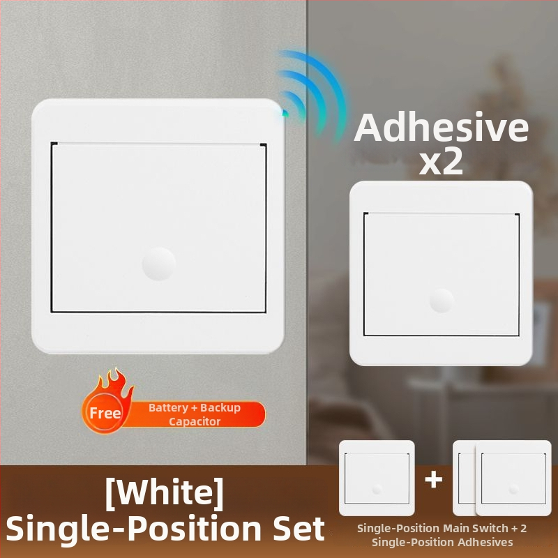 Comutator wireless cu telecomandă pentru iluminat de uz casnic (-10°C până la 55°C, certificare Detection, tip comutator: telecomandă)