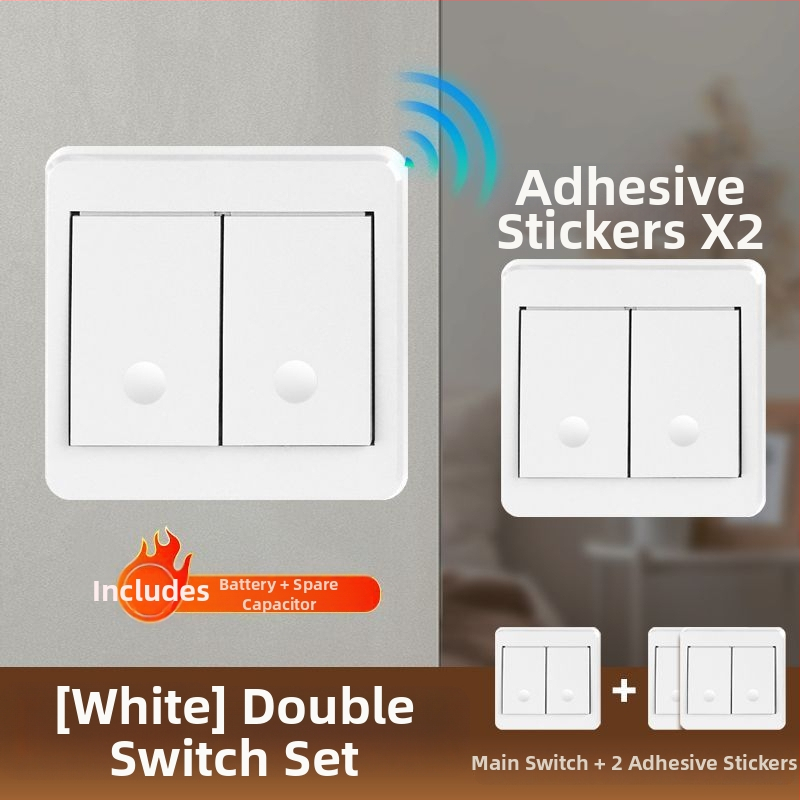 Comutator wireless cu telecomandă pentru iluminat de uz casnic (-10°C până la 55°C, certificare Detection, tip comutator: telecomandă)