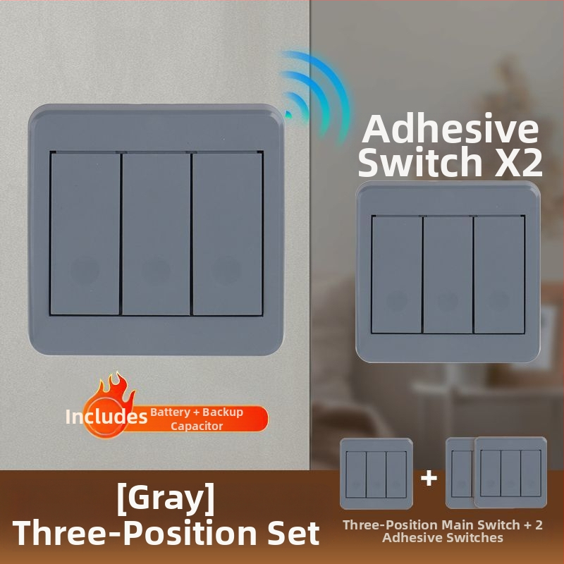 Comutator wireless cu telecomandă pentru iluminat de uz casnic (-10°C până la 55°C, certificare Detection, tip comutator: telecomandă)