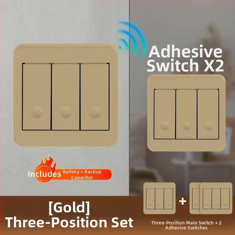 Comutator wireless cu telecomandă pentru iluminat de uz casnic (-10°C până la 55°C, certificare Detection, tip comutator: telecomandă)