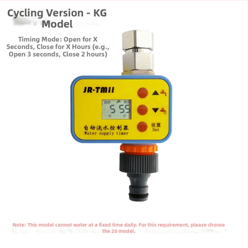 Sistem kapljičnog navodnjavanja s programabilnim tajmerom, napajanje 9V baterijom, za kućno vrtlarstvo; koristi vodu iz slavine (1–4 kg)