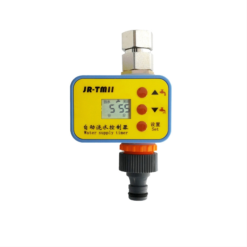 Sistem kapljičnog navodnjavanja s programabilnim tajmerom, napajanje 9V baterijom, za kućno vrtlarstvo; koristi vodu iz slavine (1–4 kg)