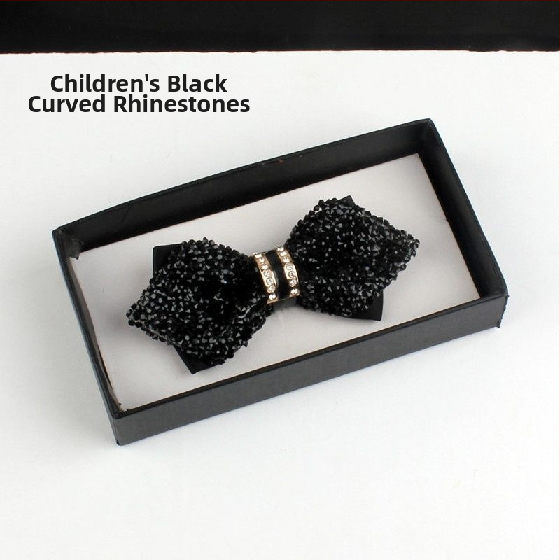 Motýlik s kamienkami a koženým jadrom, unisex doplnok k formálnemu obleku