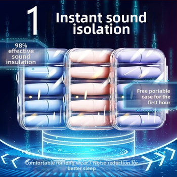 Ušné štuple na spanie — pena, jednoduchá účinnosť, konvenčné použitie
