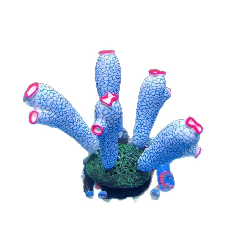 Szilikon akváriumi díszítő elemek vízi növényekhez