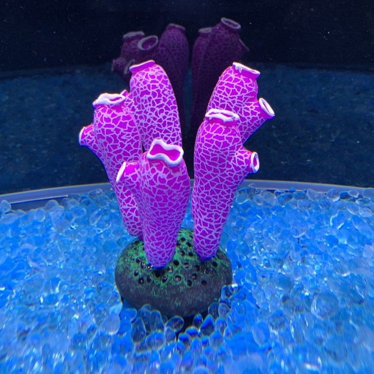 Szilikon akváriumi díszítő elemek vízi növényekhez