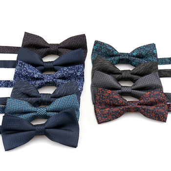 Παπιγιόν Cashew-Style, Διπλό Στρώμα, Φλοράλ Jacquard Πολυεστέρας, Unisex Αξεσουάρ Γάμου