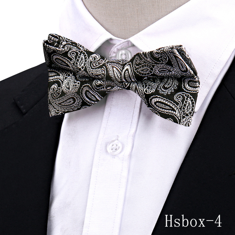 Παπιγιόν Cashew-Style, Διπλό Στρώμα, Φλοράλ Jacquard Πολυεστέρας, Unisex Αξεσουάρ Γάμου