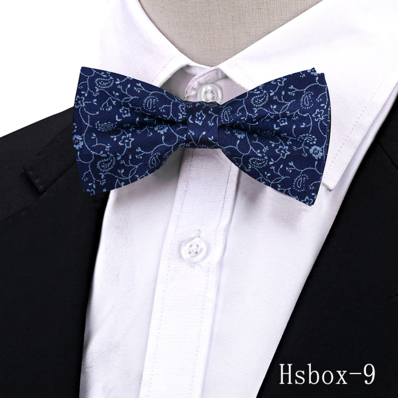 Παπιγιόν Cashew-Style, Διπλό Στρώμα, Φλοράλ Jacquard Πολυεστέρας, Unisex Αξεσουάρ Γάμου