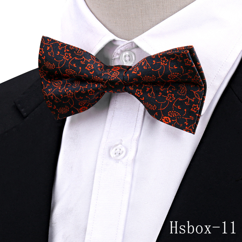 Παπιγιόν Cashew-Style, Διπλό Στρώμα, Φλοράλ Jacquard Πολυεστέρας, Unisex Αξεσουάρ Γάμου