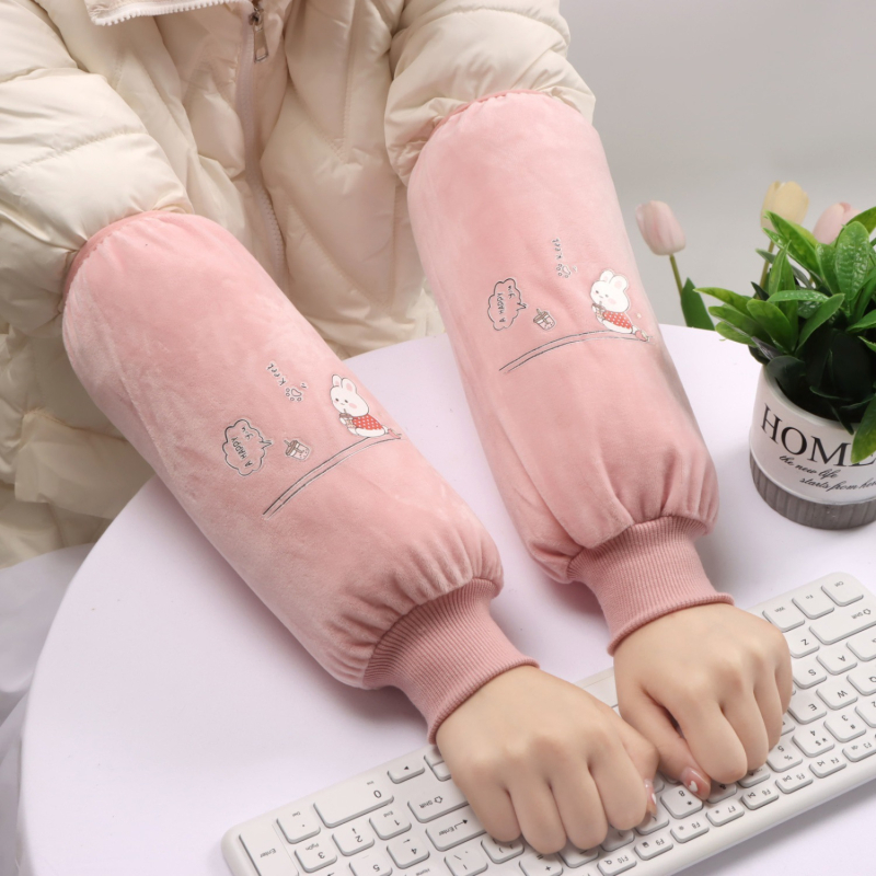 Dulji zaštitni rukavi za kuhinju i posao — tkanina, tisak, odrasla osoba, proljeće