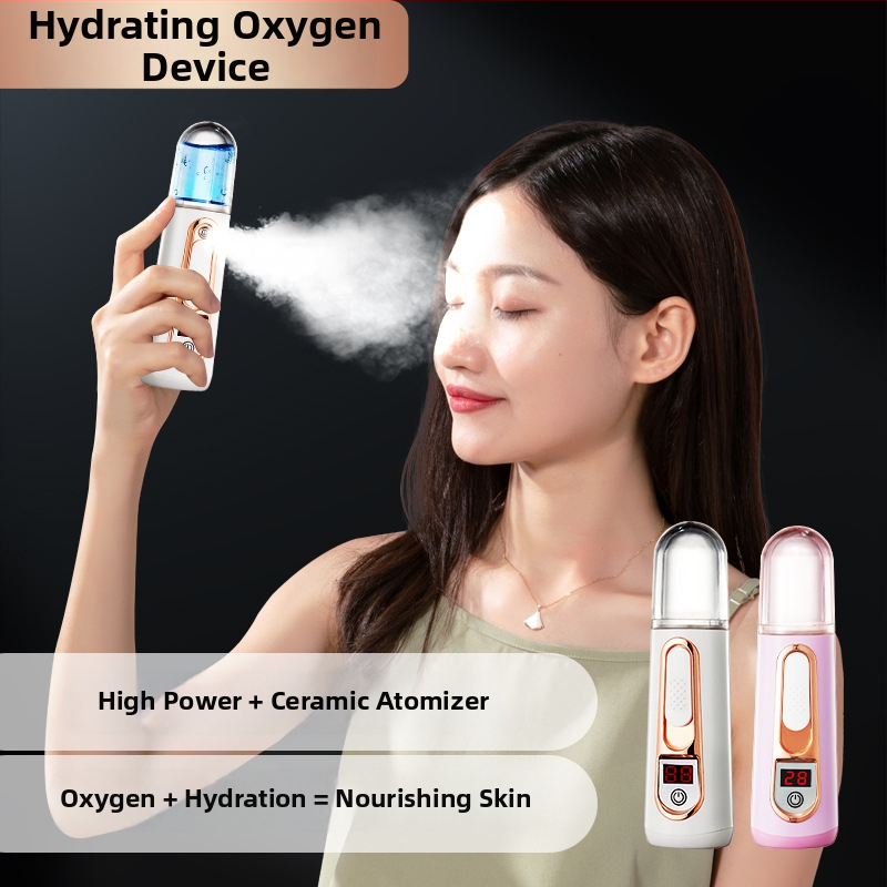 Ръчен овлажнител за лице с USB заряд, нано студена мъгла, модел 903/903A/901, 1 степен, вградена батерия 1000–1200 mAh, изход на мъгла до 10 s