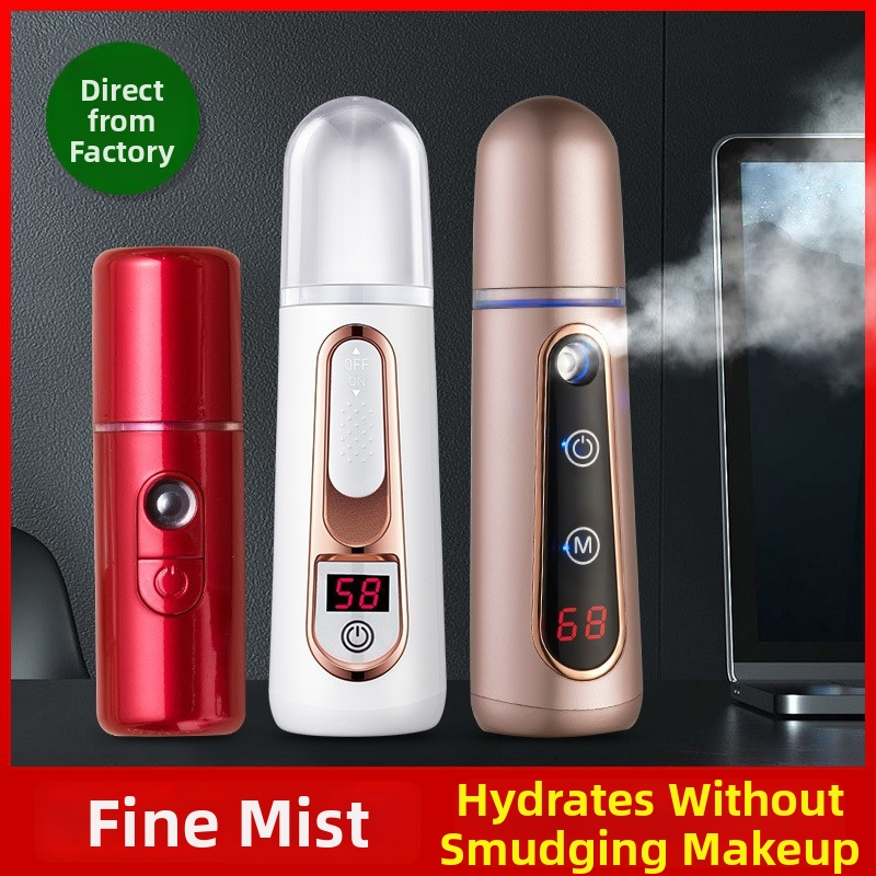 Ръчен овлажнител за лице с USB заряд, нано студена мъгла, модел 903/903A/901, 1 степен, вградена батерия 1000–1200 mAh, изход на мъгла до 10 s