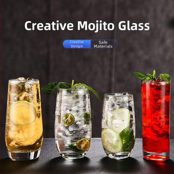 Colin Cup koktailový pohár – Nordic štýl, sklo, kapacita 301–400 ml, tlačené logo