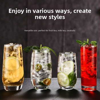 Colin Cup koktailový pohár – Nordic štýl, sklo, kapacita 301–400 ml, tlačené logo