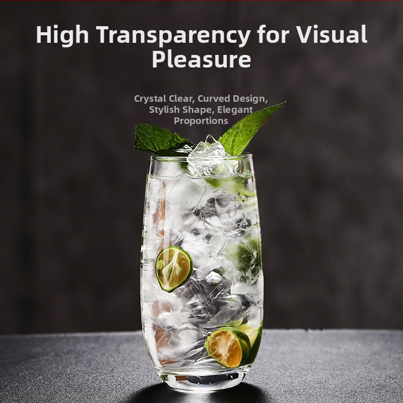 Colin Cup koktailový pohár – Nordic štýl, sklo, kapacita 301–400 ml, tlačené logo