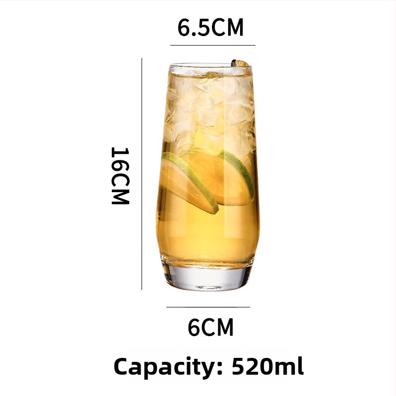 Colin Cup koktailový pohár – Nordic štýl, sklo, kapacita 301–400 ml, tlačené logo