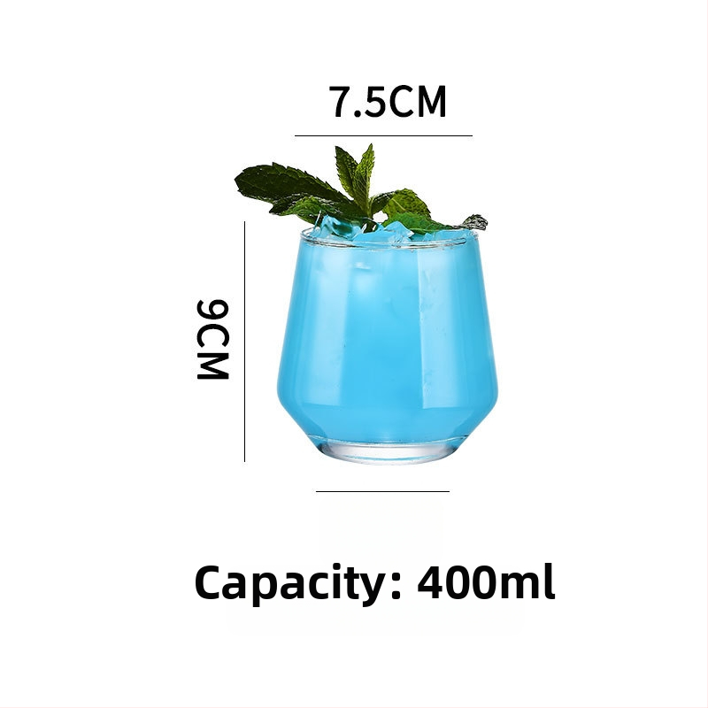 Colin Cup koktailový pohár – Nordic štýl, sklo, kapacita 301–400 ml, tlačené logo