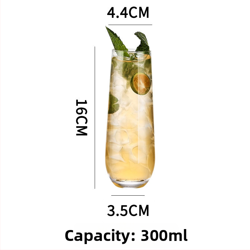 Colin Cup koktailový pohár – Nordic štýl, sklo, kapacita 301–400 ml, tlačené logo
