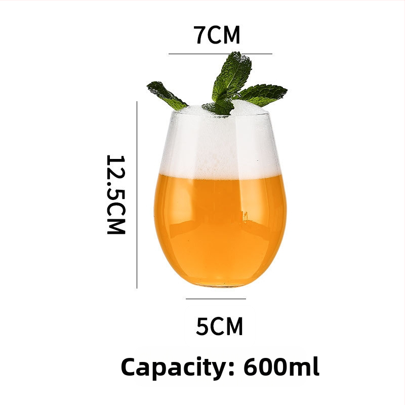 Colin Cup koktailový pohár – Nordic štýl, sklo, kapacita 301–400 ml, tlačené logo