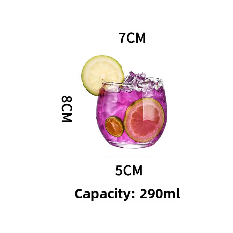 Colin Cup koktailový pohár – Nordic štýl, sklo, kapacita 301–400 ml, tlačené logo