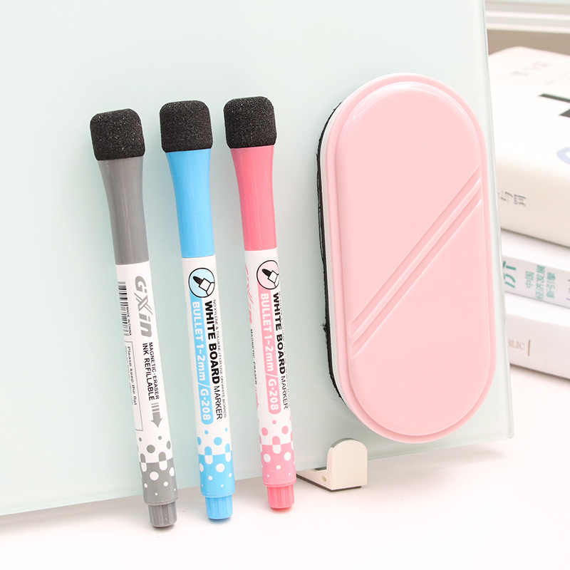 Funi γυάλινη γόμα για λευκό πίνακα, μαγνητική γόμα μαυροπίνακα, ένα σετ, Προέλευση: Wenzhou