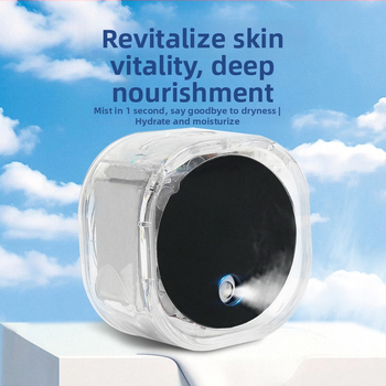 USB зареждан преносим овлажнител за лице и очи, модел MSB1920, студено пръскане, време на пръскане 121–180 сек, вградена батерия 100–300 mAh