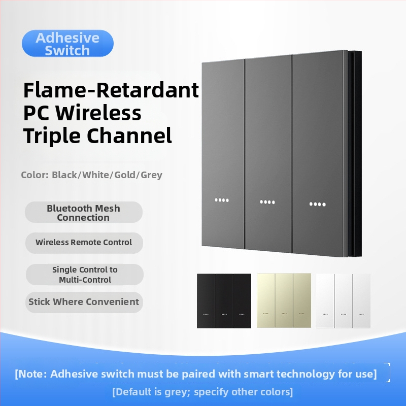 FRFOX chytrý spínač s Bluetooth Mesh 2.0, dvojité ovládanie, 110-220V AC, 10A