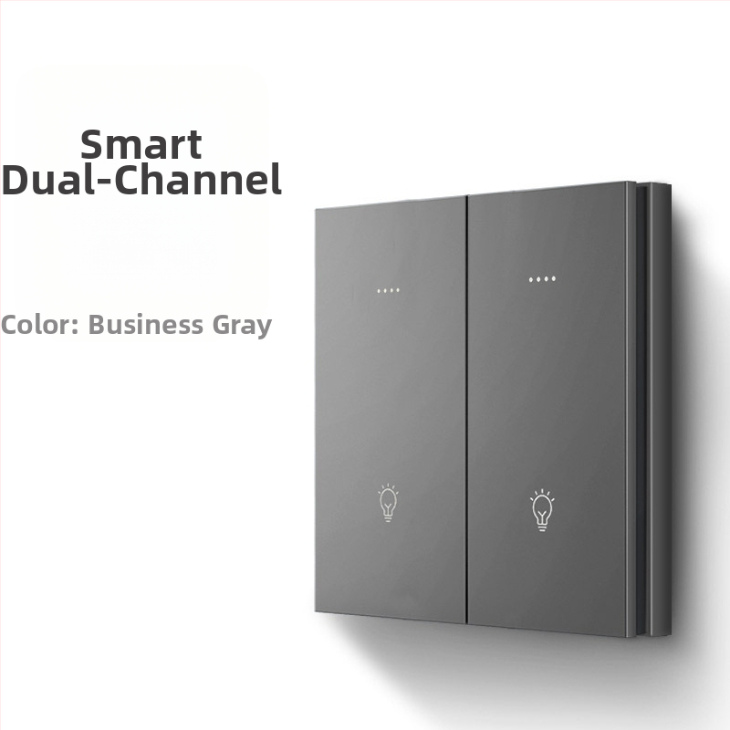 FRFOX chytrý spínač s Bluetooth Mesh 2.0, dvojité ovládanie, 110-220V AC, 10A