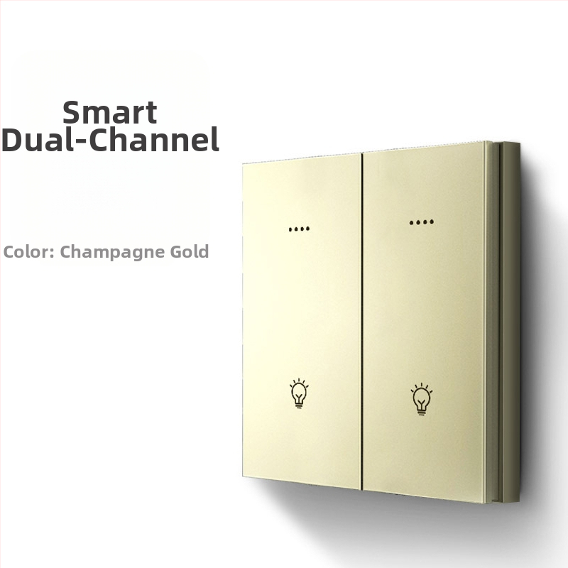 FRFOX chytrý spínač s Bluetooth Mesh 2.0, dvojité ovládanie, 110-220V AC, 10A