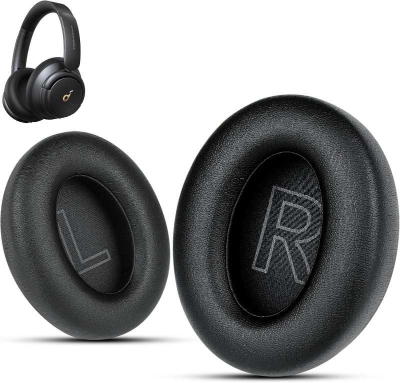 Θήκη από συνθετικό δέρμα για ακουστικά Anker Soundcore Life Q10/Q20/Q30/Q35 — συνθετικό δέρμα; συμβατό με μοντέλα Anker; προσαρμοσμένο ανά δείγμα