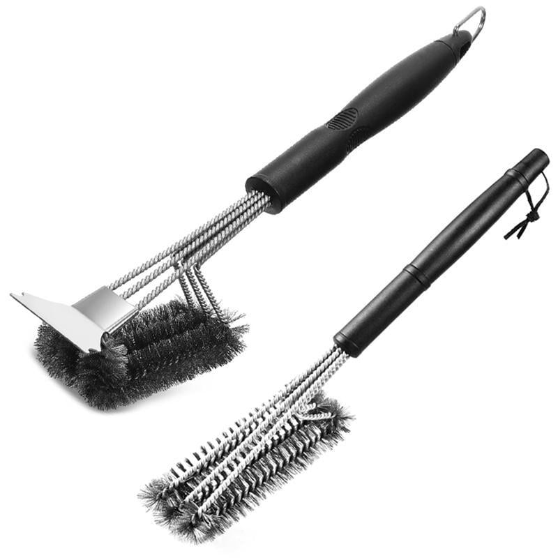 Četka za roštilj s čeličnim vlaknima, PP drška, pakiranje 50 kom