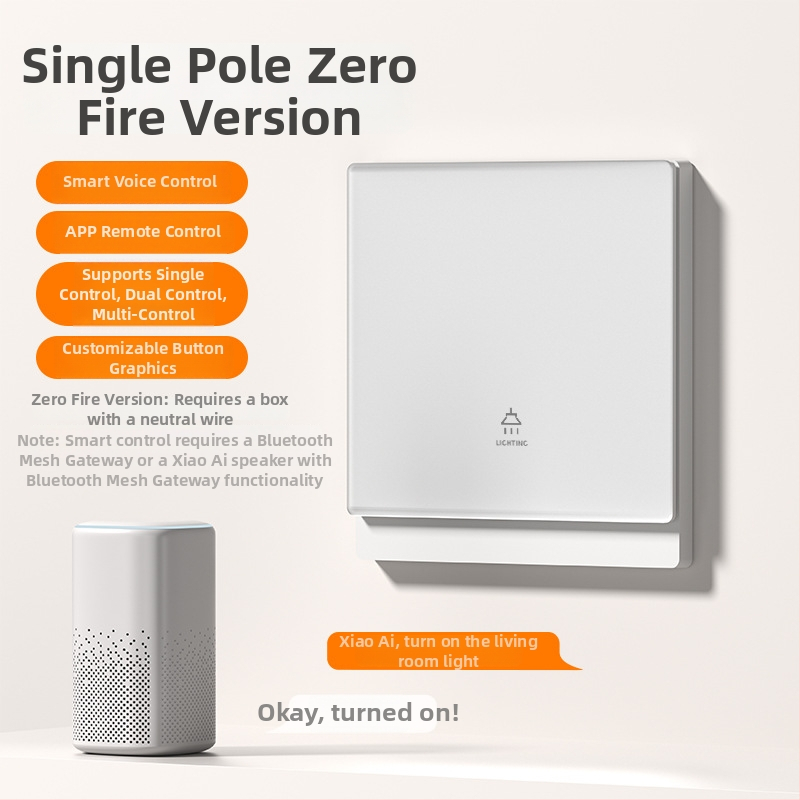 T10 πάνελ έξυπνου διακόπτη – πολυπολικές διαμορφώσεις 1–4 πόλων, φορτίο 0–500W, τάση 110–240V, έλεγχος με κουμπί/εφαρμογή/φωνή